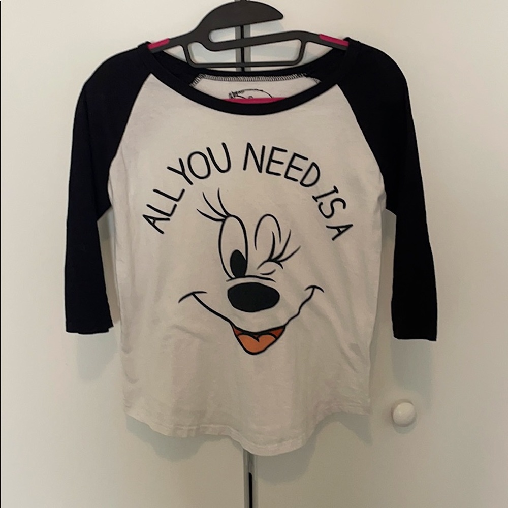 Minnie Mouse Baseball Tee